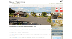 Desktop Screenshot of bronywendontouringpark.co.uk
